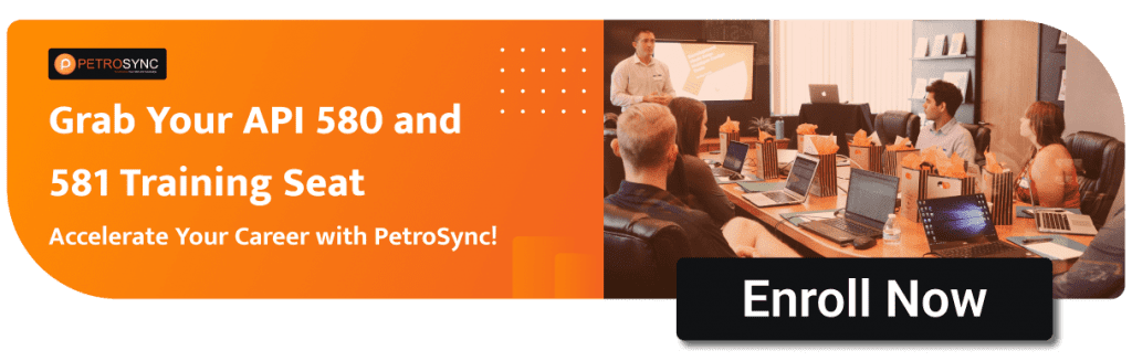 Petrosync API 580 API 581 Risk Based Analysis Training