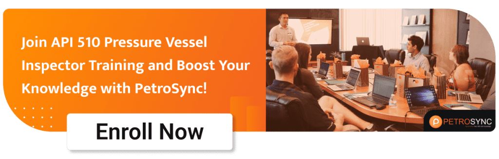 petrosync API 510 pressure vessel inspection training