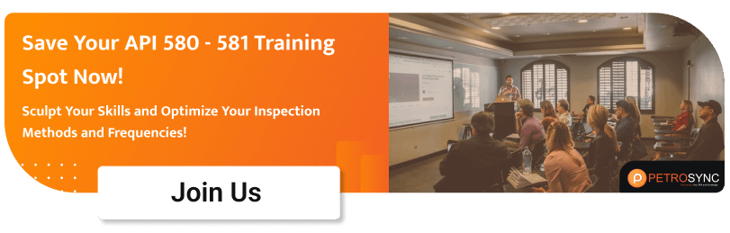 petrosync api 580 api 581 risk based inspection training