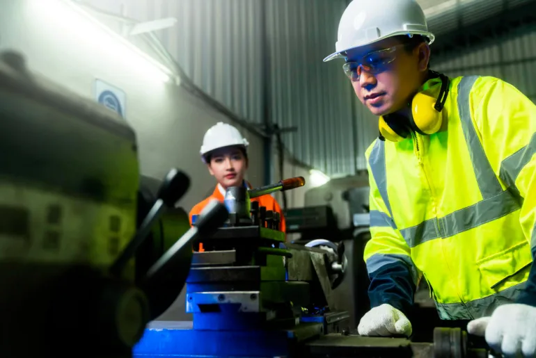 two engineers perform pressure testing of pressure equipment as it is a mandatory in API 570