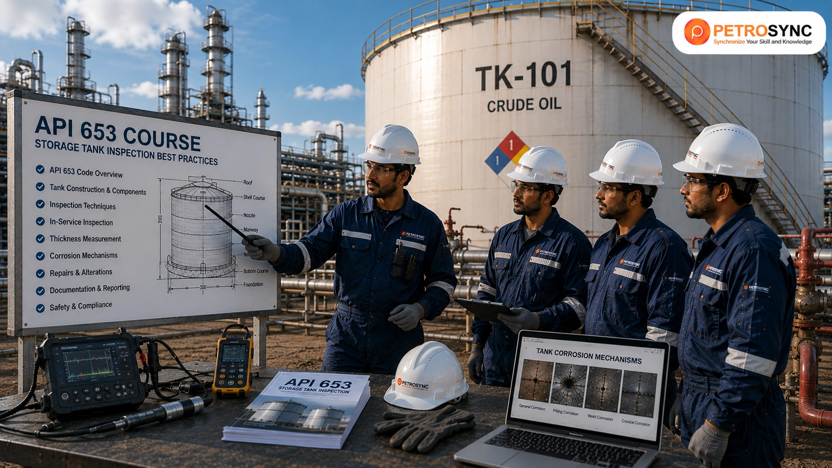 Best API 653 Course for Storage Tank Integrity Professionals