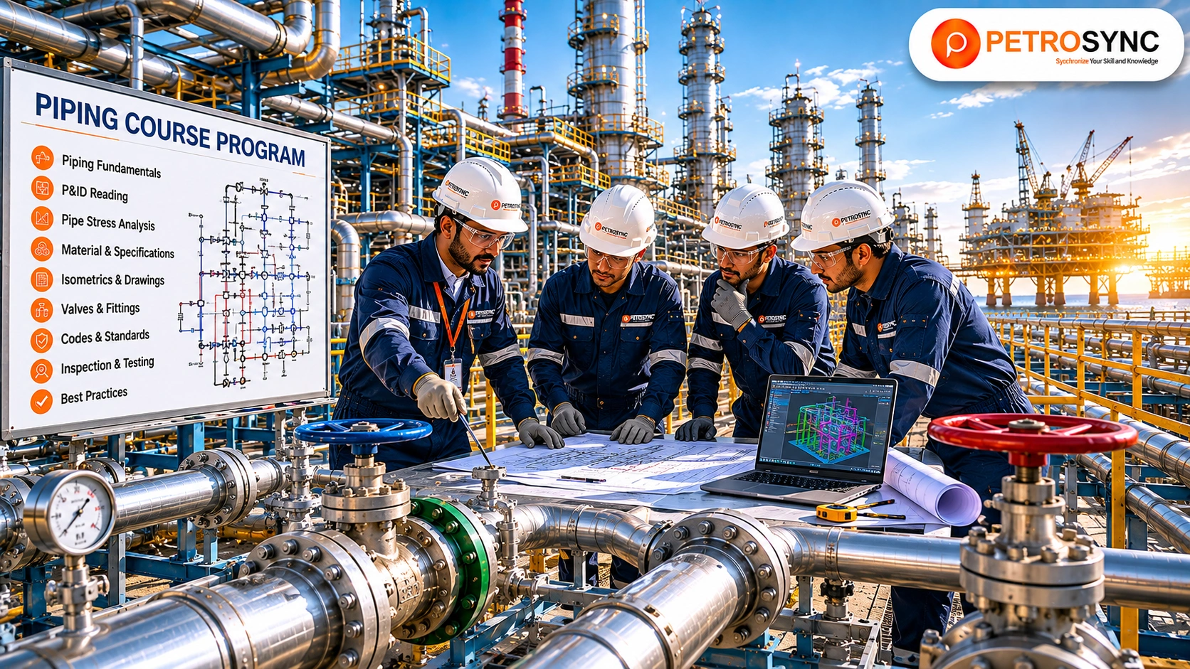 Best Piping Course for Oil and Gas Professionals