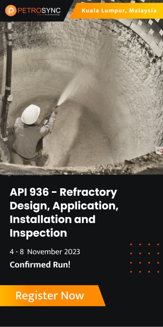 API 936 training course petrosync