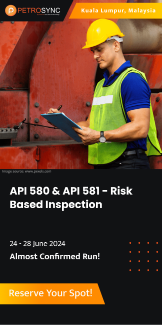 api 590 risk based inspection training by petrosync