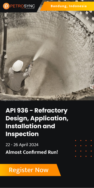 api 936 - refractory design materials training by petrosync