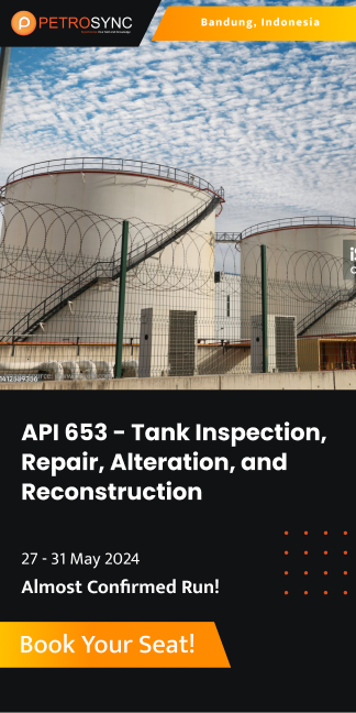 api 653 training - tank inspection, repair, alteration and reconstruction by petrosync