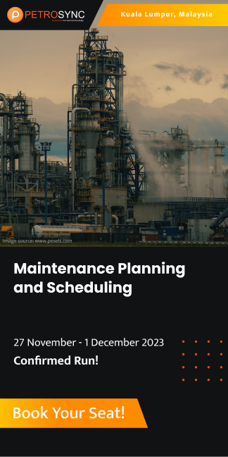 maintenance planning and scheduling training course petrosync